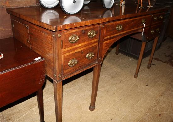 George III mahogany sideboard(-)